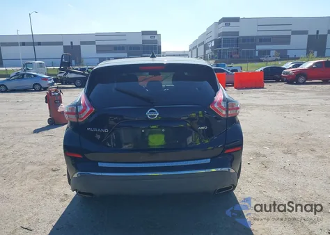 2018 Nissan Murano S из США, поврежденный, VIN 5N1AZ2MH7JN155859